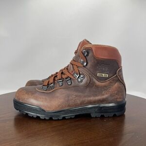 Asolo AFX 520 Boots Women's 7.5 Brown Leather Gore-Tex Lace Up Hiking‎ Shoes